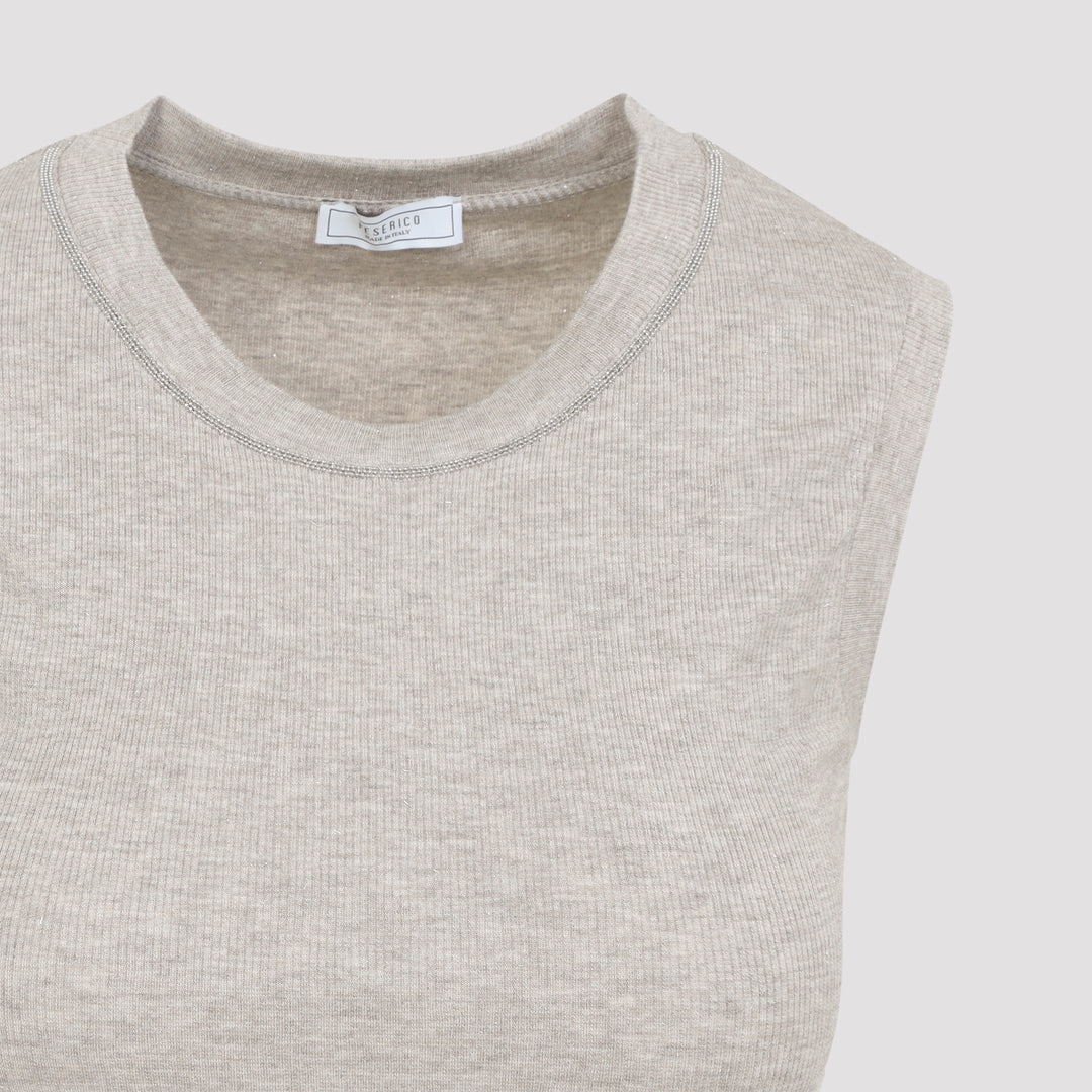 Peserico Tops - Brown | 88212ad2856a2492b330741acbf2de0fdb181ff4