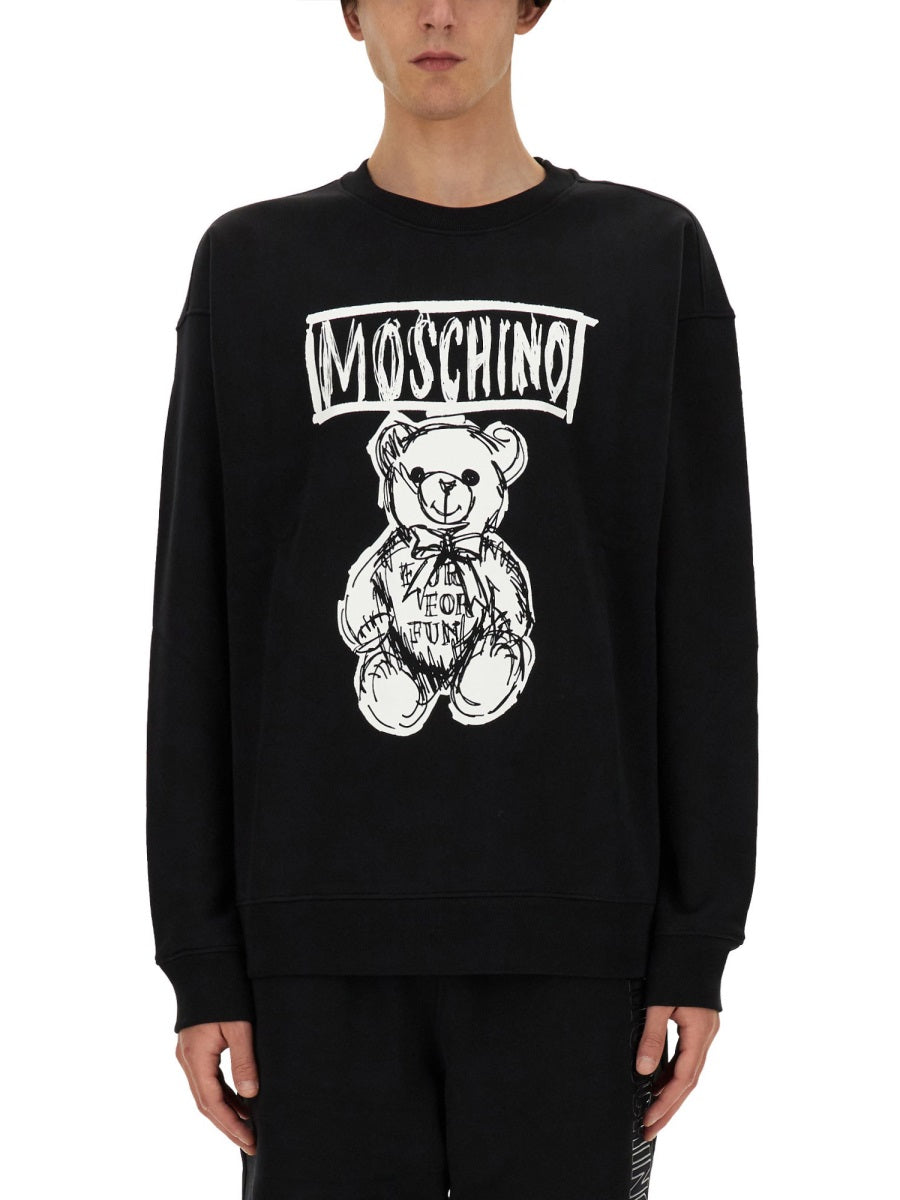 Moschino Sweatshirts - Black | Wanan Luxury