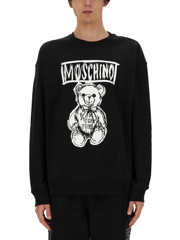 Moschino Sweatshirts - Black | Wanan Luxury