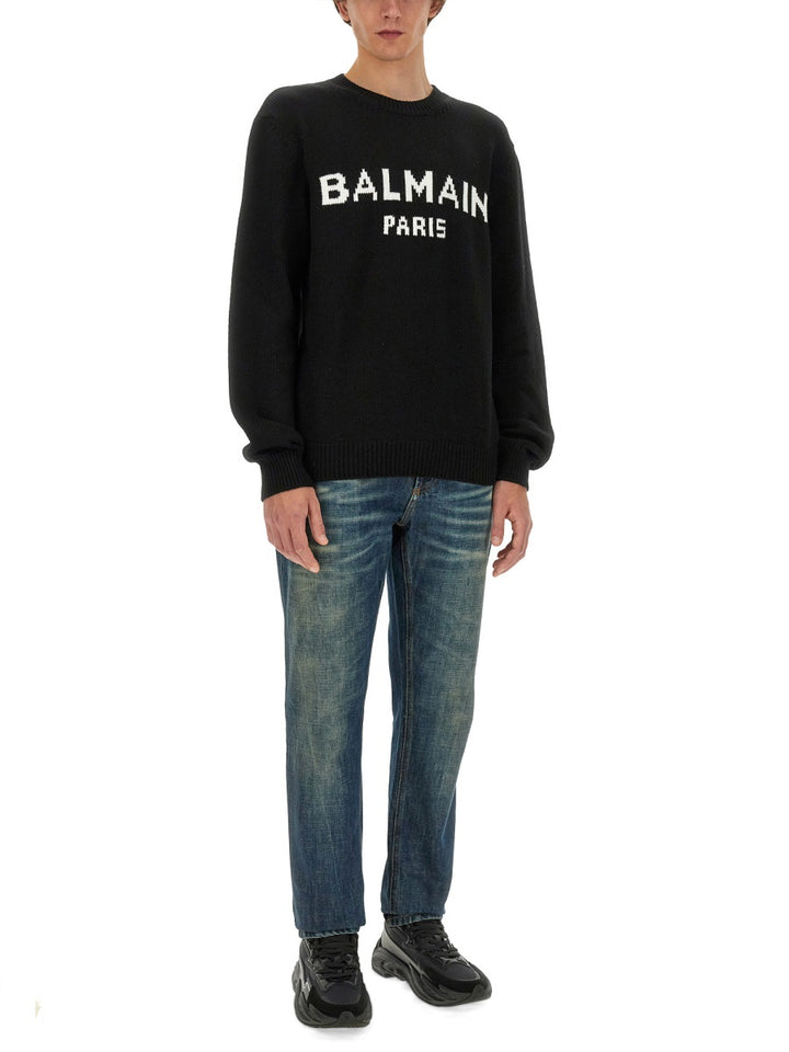 Balmain Sweaters - Black | Wanan Luxury