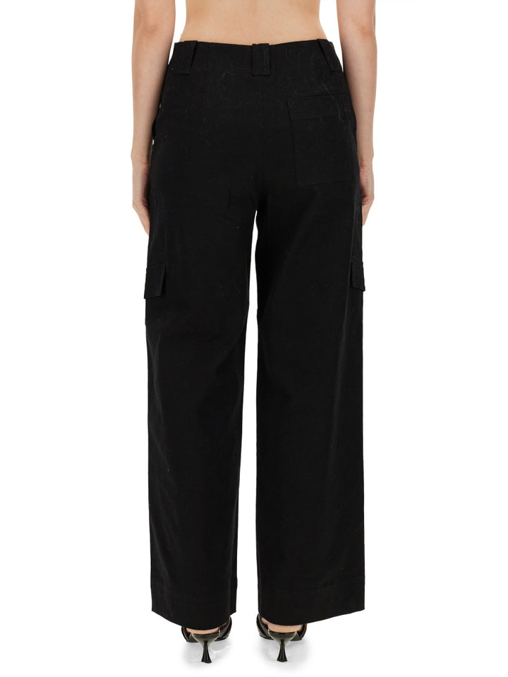 Ganni Pants - Black | Wanan Luxury