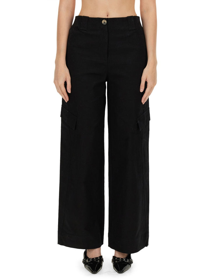 Ganni Pants - Black | Wanan Luxury