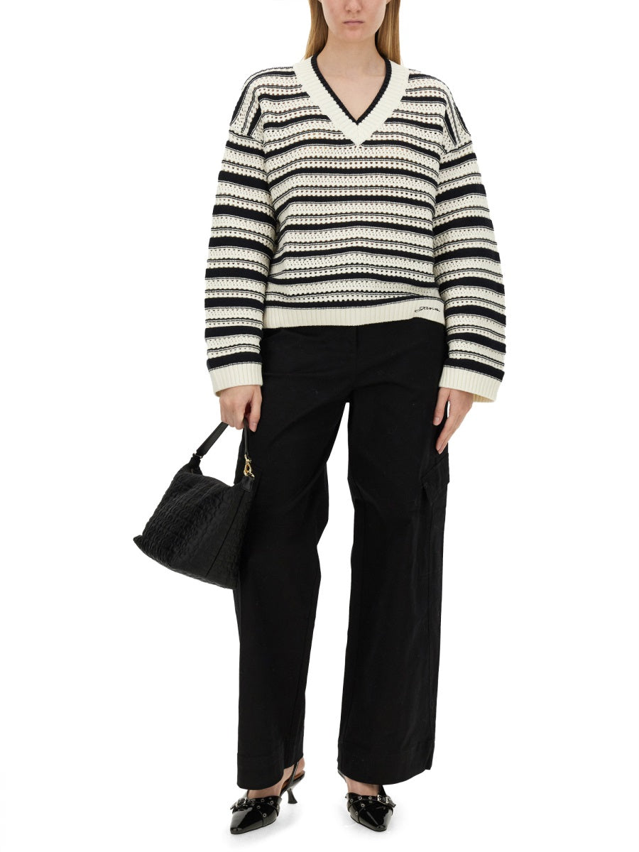 Ganni Pants - Black | Wanan Luxury