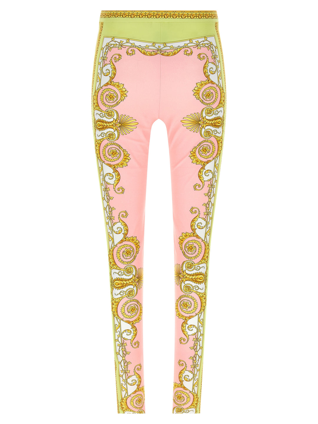 Versace Spring Barocco Leggings - Pink | 565a8661d3c7cde92ee72224fb049dca727d4583