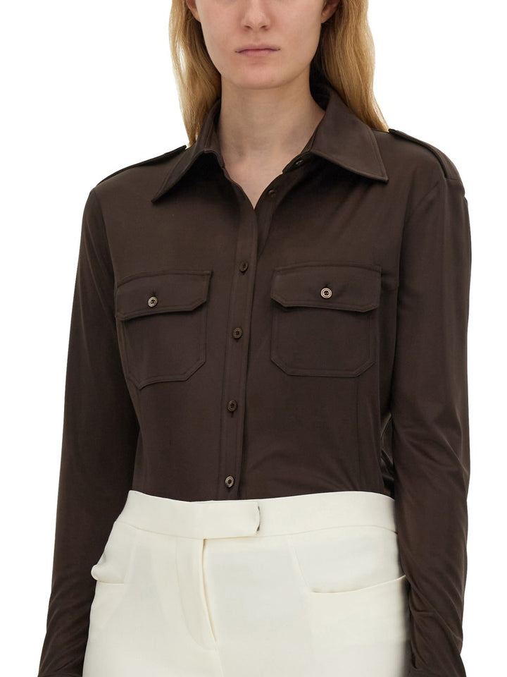 Tom Ford Shirts - Brown | Wanan Luxury
