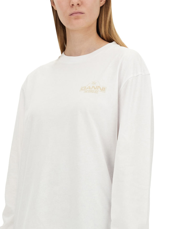 Ganni T shirts - White | Wanan Luxury