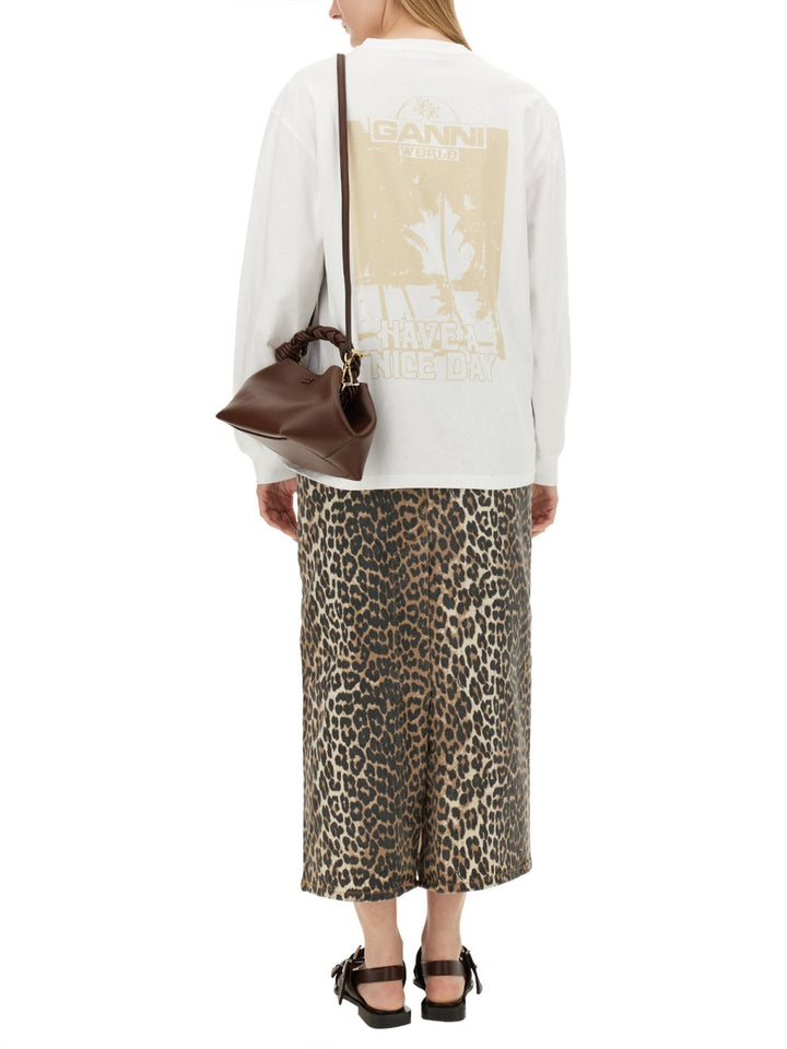 Ganni T shirts - White | Wanan Luxury