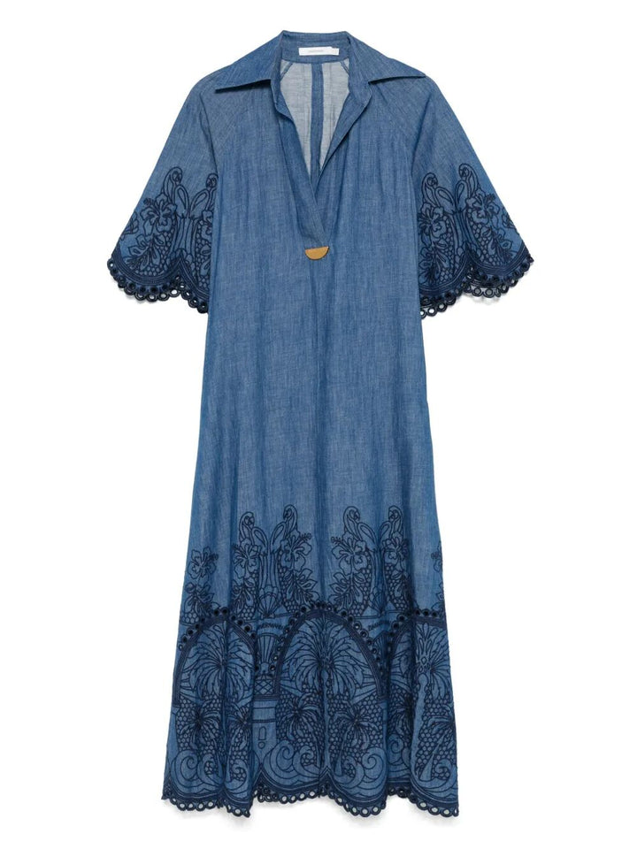 Zimmermann Long dresses - Blue | 74df354a91e0e1b9b09cf348bb72cdee67827fb4