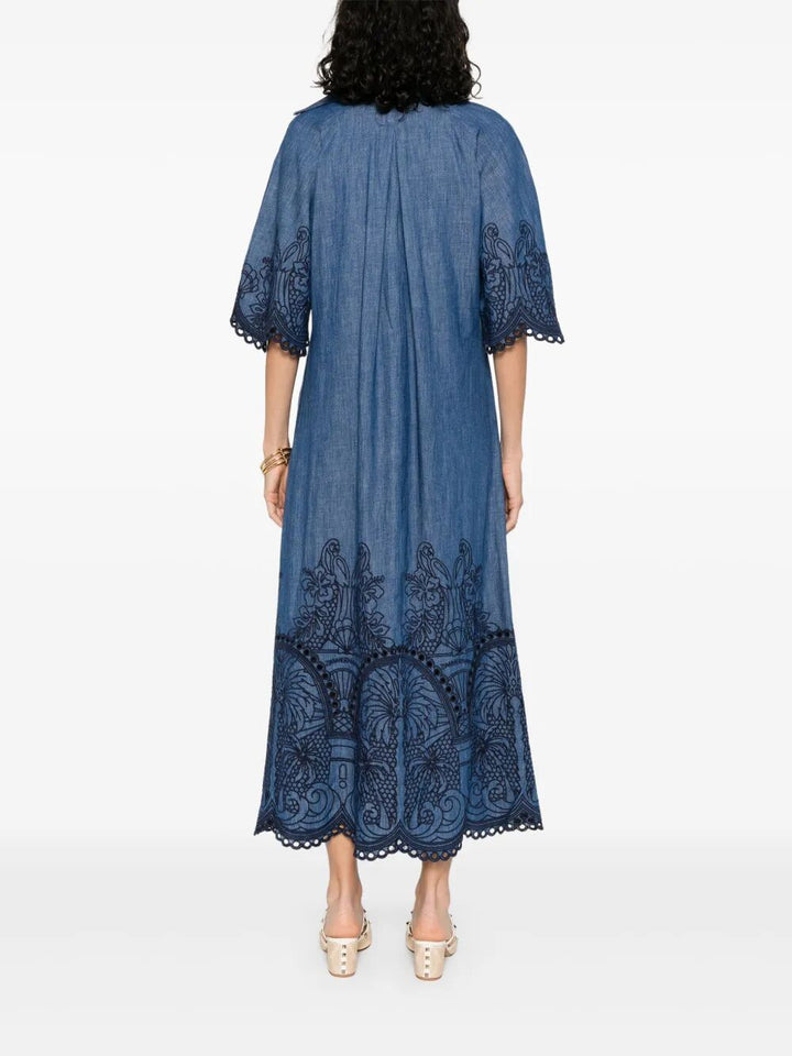 Zimmermann Long dresses - Blue | 26cc795eb22e7e2d90084d84e40b944c7bf97283