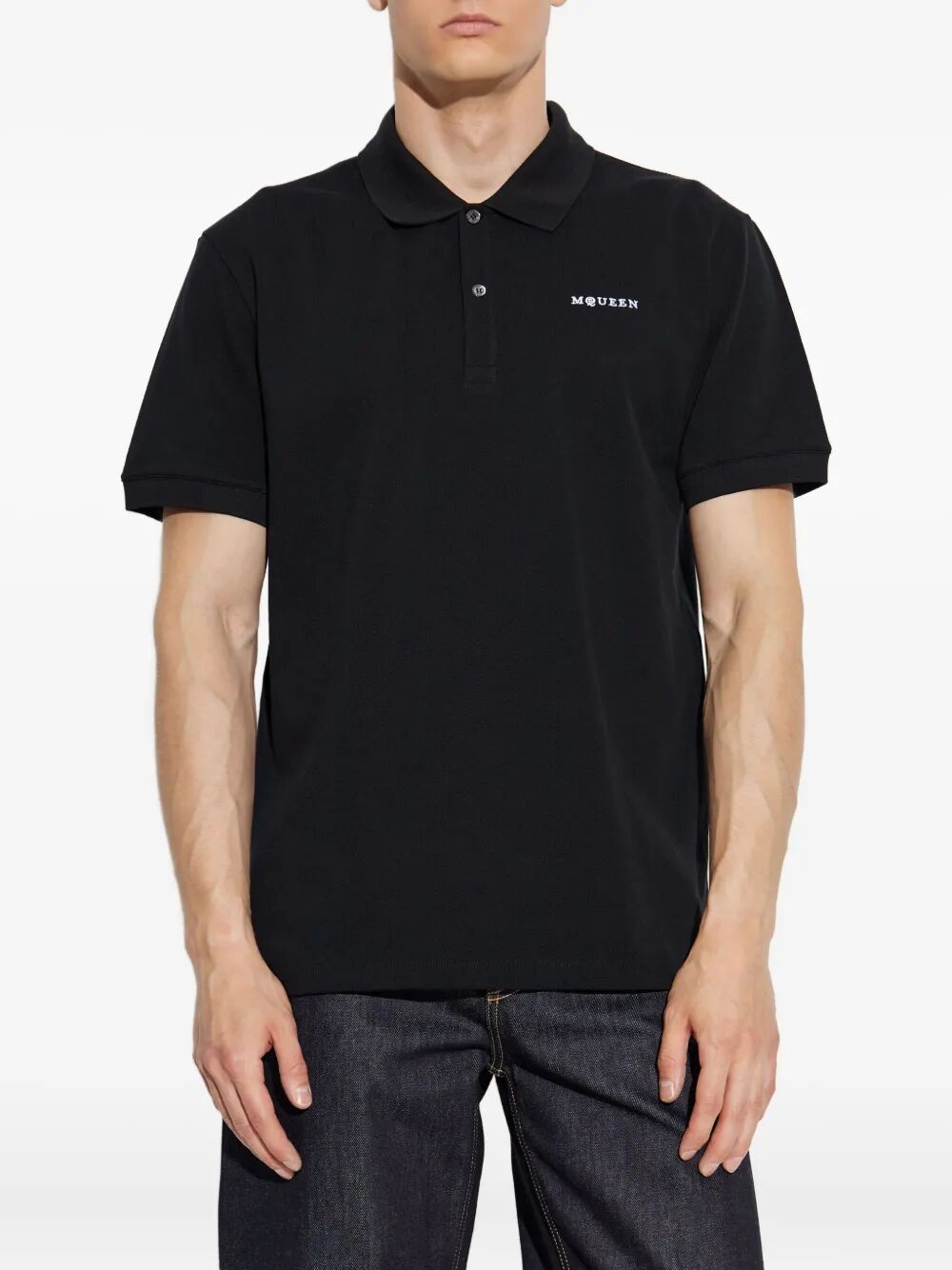 Alexander Mcqueen Polo - Black | 32ea3560150355bd4a7b1f23865d1034786d0f85