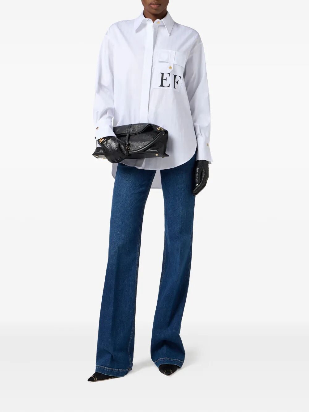 Elisabetta Franchi Plain - White | 2b12e6eac2269cffb435b4bfcaca05627818453e