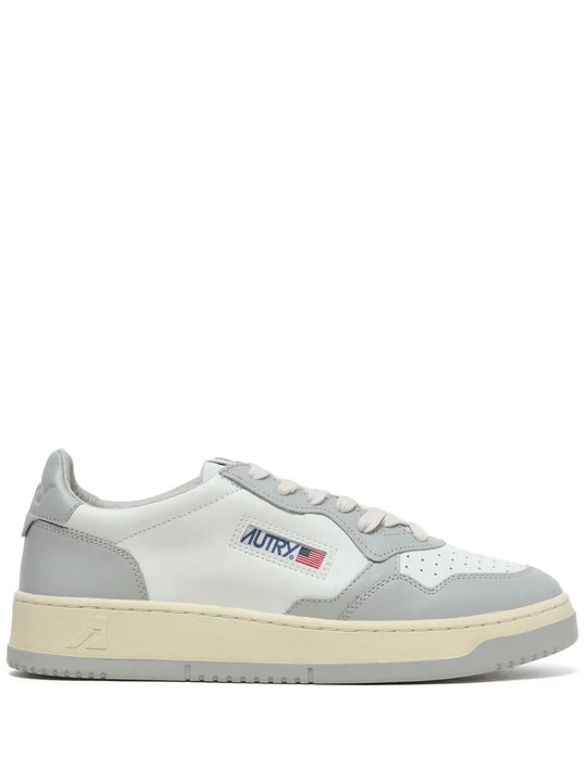 Medalist Low Sneakers In White And Vapor Leather