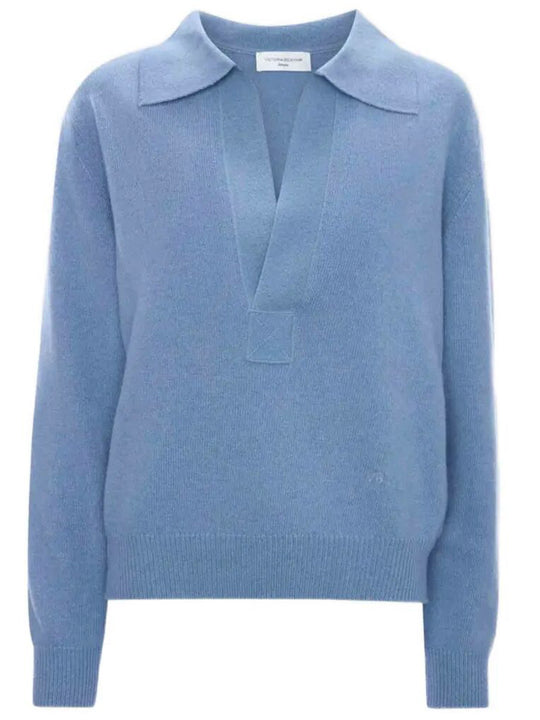 Genevieve Polo Jumper In Merino Wool