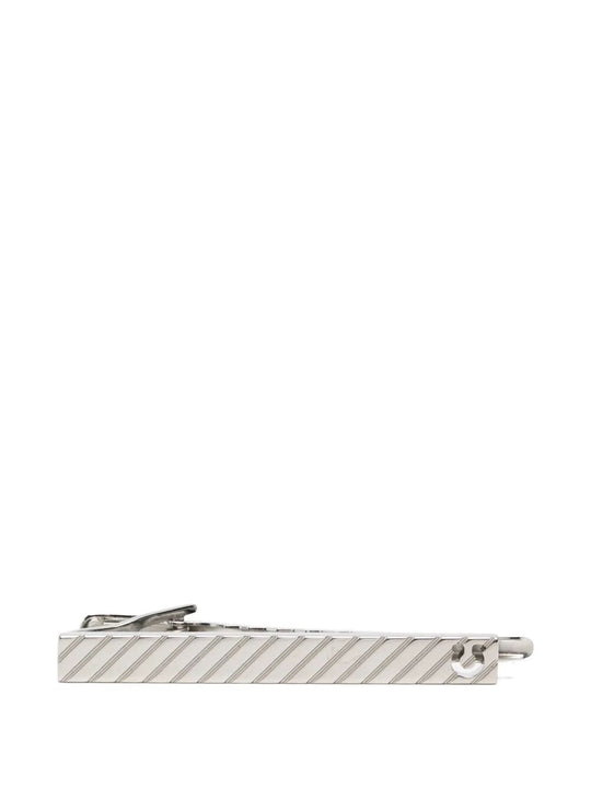 Guilloche Logo Engraved Tie Pin