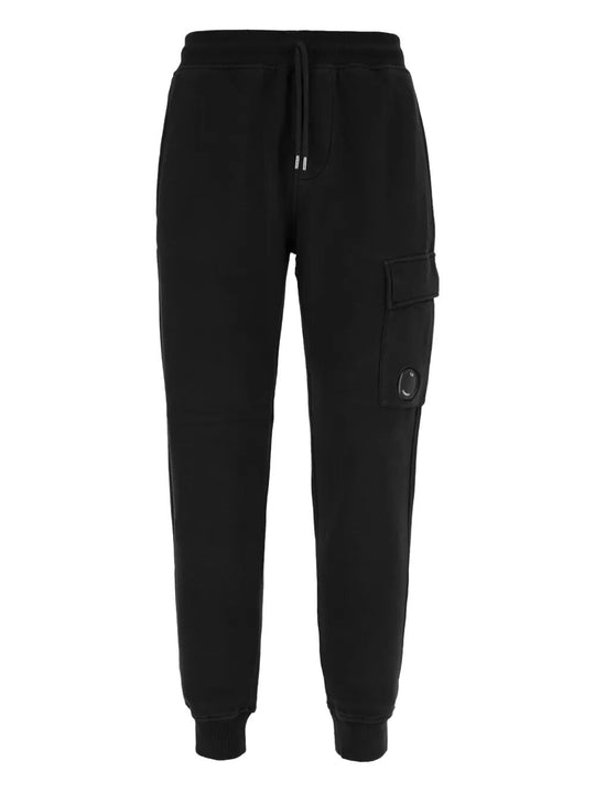 Sweatpants With Logo Badge And Side Pocket