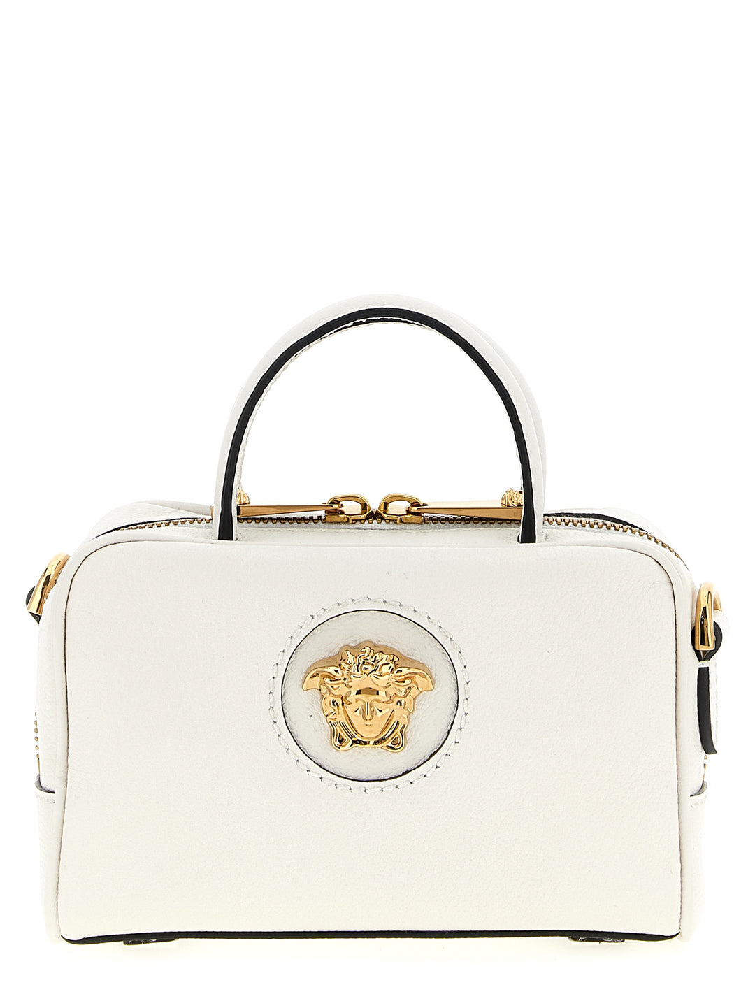 Versace La Medusa Hand Bags - White | 653021425269c53ff233b90ca67c4ca3873c70ec