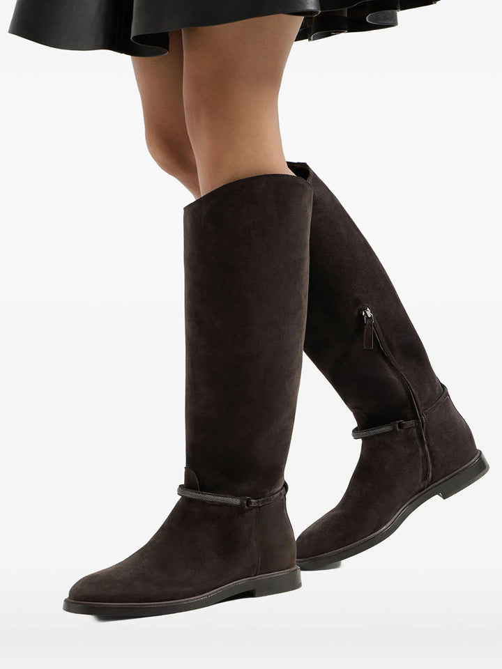Brunello Cucinelli Boots - Brown | f6d9f543a4bed735b688443ca5fa95300332b0bc