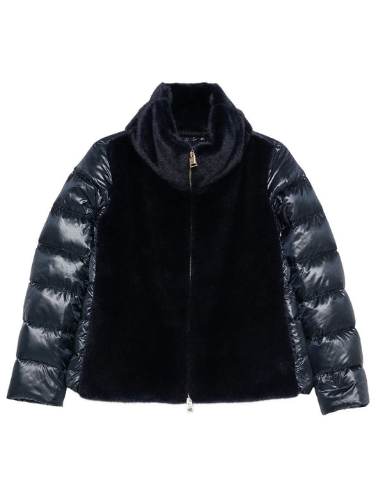 Faux Fur-Inserts Ultralight Padded Jacket
