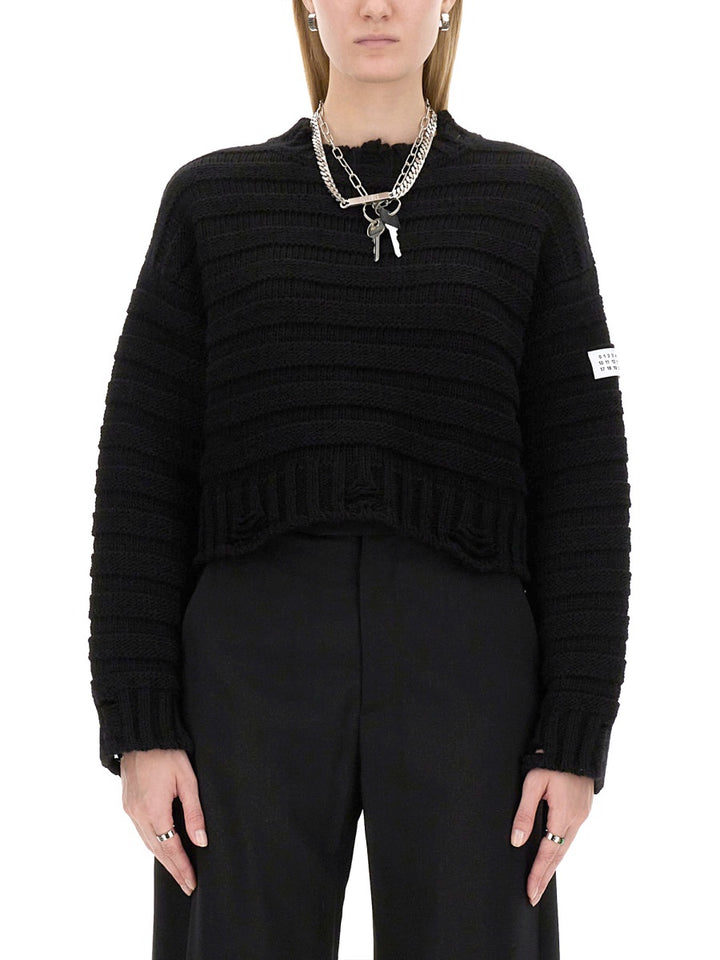 MM6 Maison Margiela Sweaters - Black | Wanan Luxury