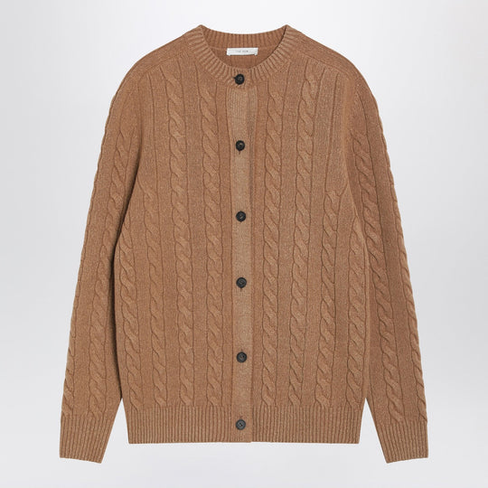 Loneke Cardigan In Light Brown Wool