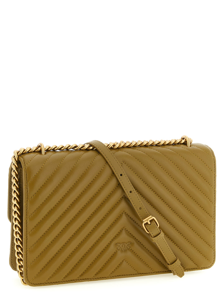Pinko Love One Classic Crossbody Bags - Green | ef772ace32ca514e4061666c7ecede70ec3524b6