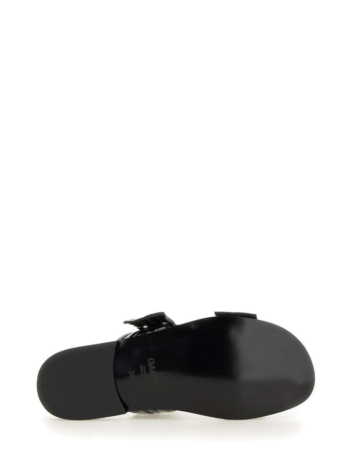 Ganni Sandals - Black | Wanan Luxury