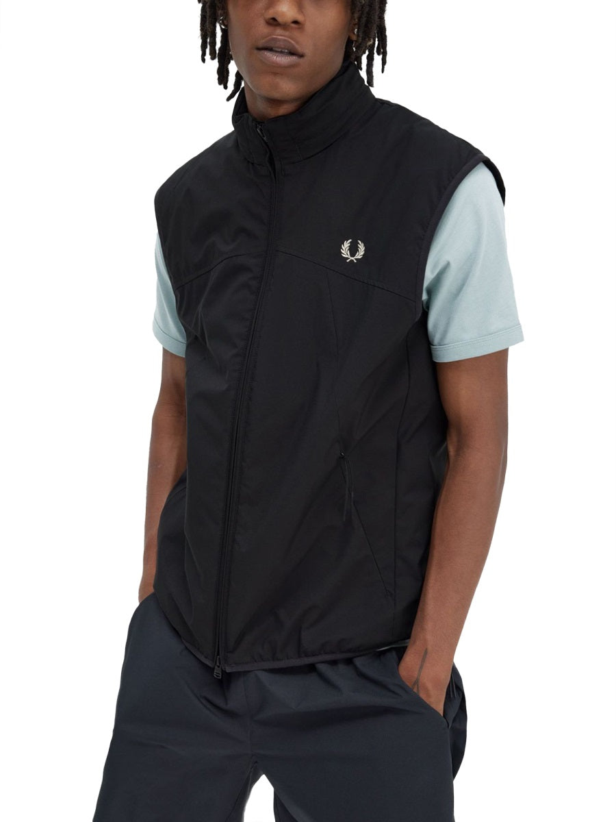 Fred Perry Gilet - Black | Wanan Luxury