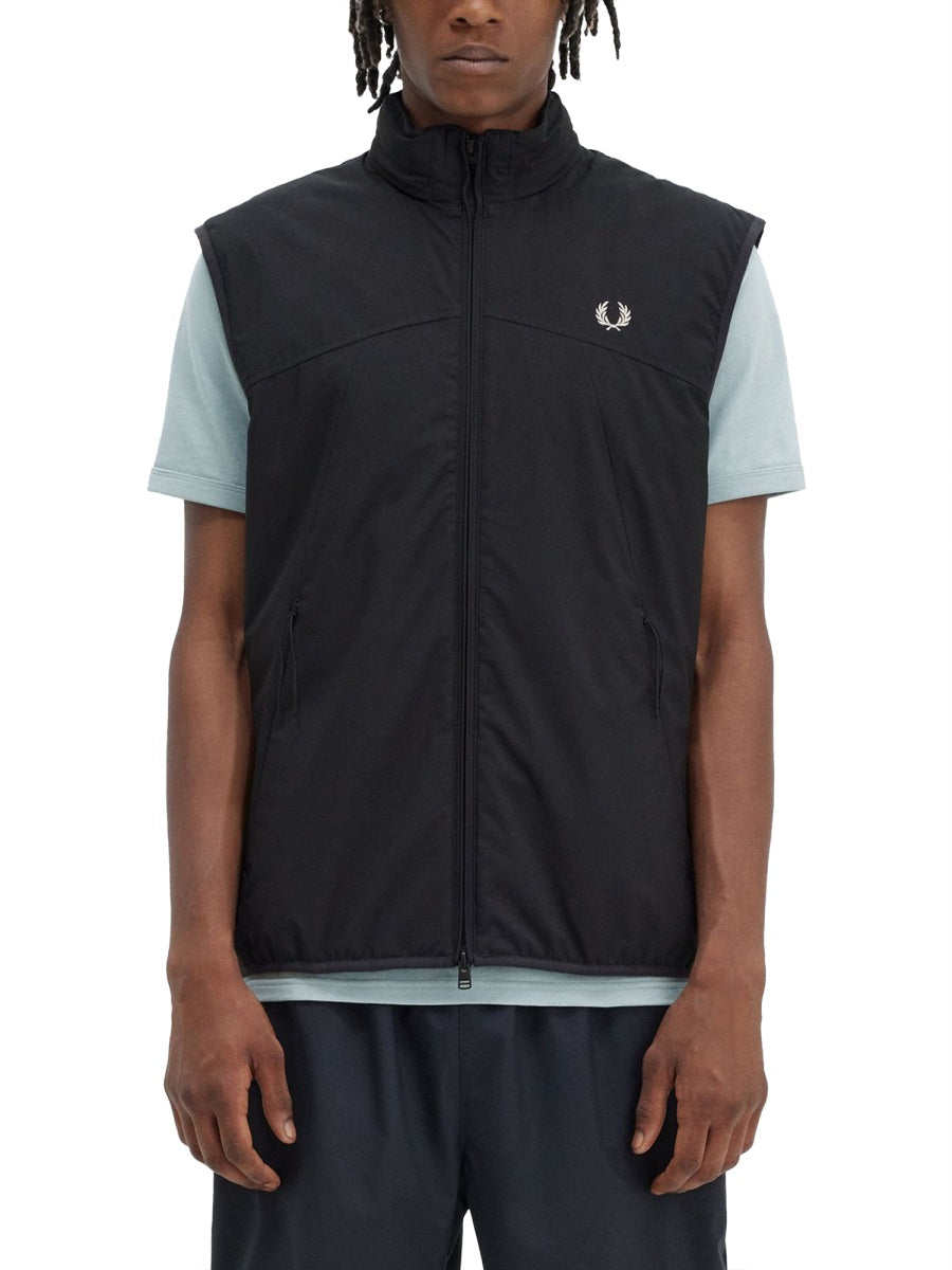Fred Perry Gilet - Black | Wanan Luxury