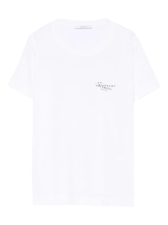 Logo-Print Fitted T-Shirt