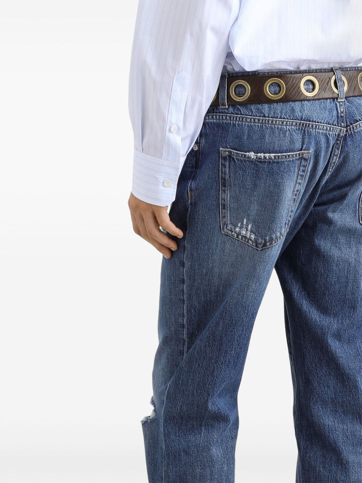 Dolce & Gabbana Straight leg - Blue | 0edb37ae71d9004aa6e1321b76a5350fb4d4a7c3