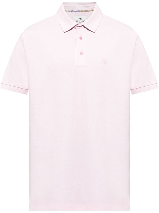 Pegaso-Embroidered Polo Shirt