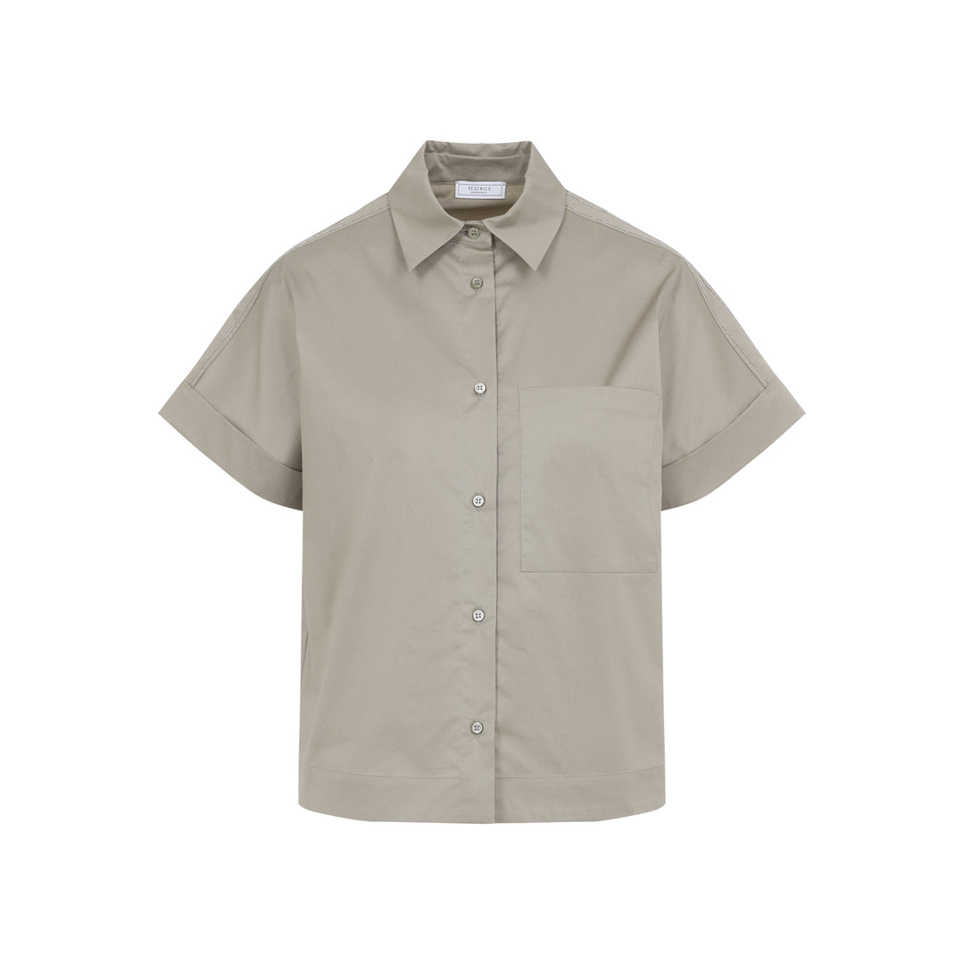 Peserico Shirts - Green | de30b7908e68b45af3fd216a2e3b32ccac4dc74a