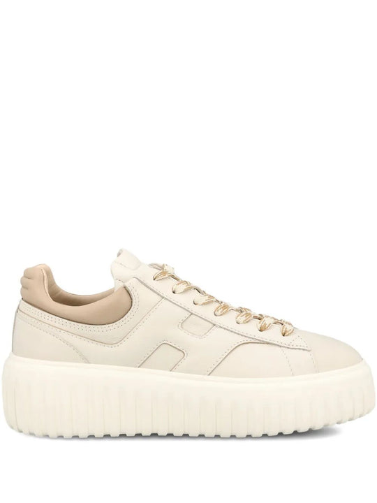 Hogan H-Stripes Smooth Leather Sneakers