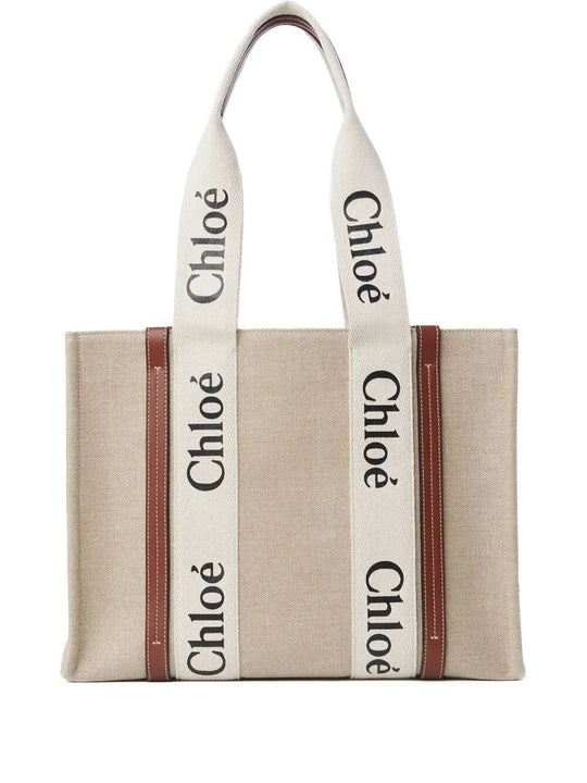 Woody Linen Tote Bag