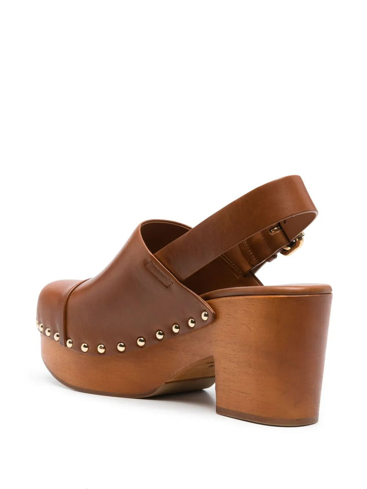 ChloÉ Mules - Brown | 46c451f52c4567d11d720b271989124bf02b32a4