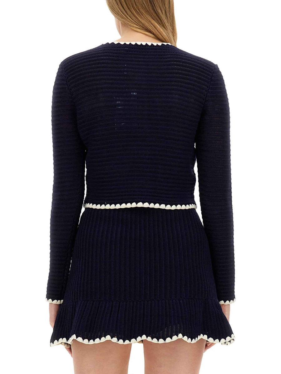 Self-Portrait Sweaters - Blue | Wanan Luxury