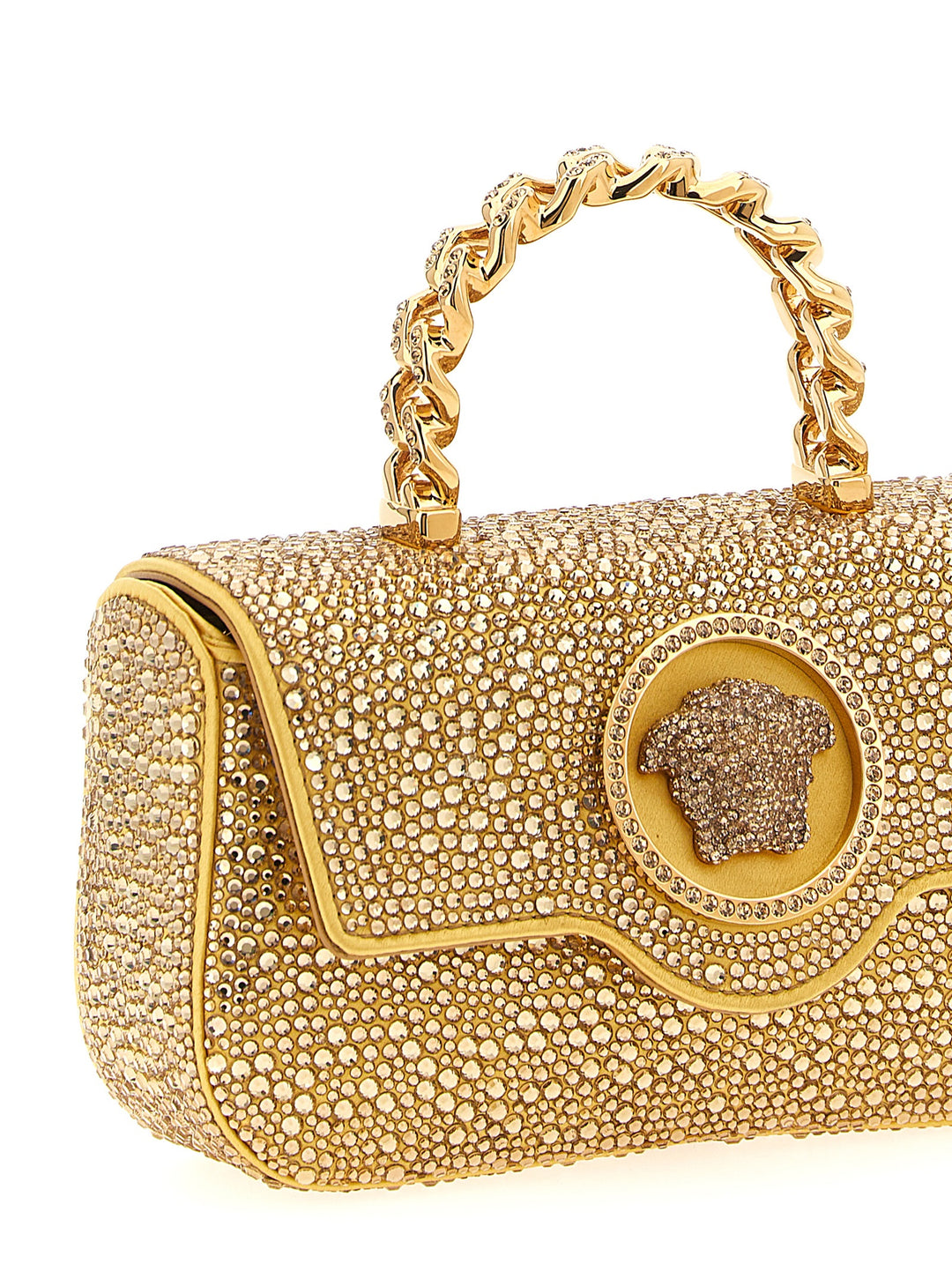 Versace La Medusa Hand Bags - Gold | cf48e2e4cb1436986dfe26e92fc90d510a780b9c