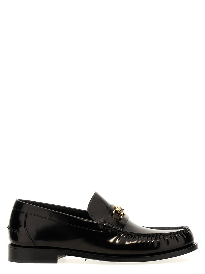 Versace Medusa Loafers - Black | ca5285cdd29fcc278002b031fdd1b28b24e412c7