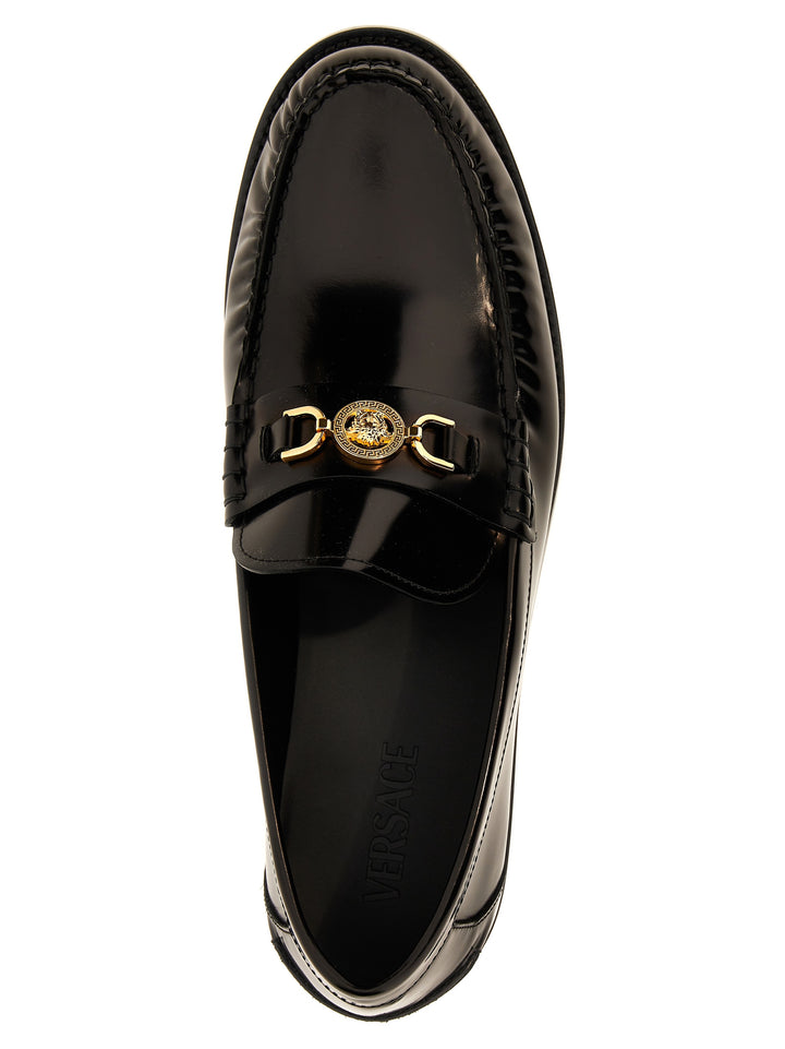 Versace Medusa Loafers - Black | 42f77b5b3dd0ca8f724a0114d1f10ee52d409f10