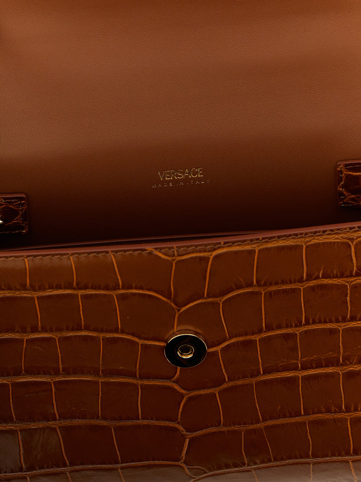Versace Medusa Hand Bags - Brown | f0c47ce81e41c91b92ef061f5877539934d2ea8f