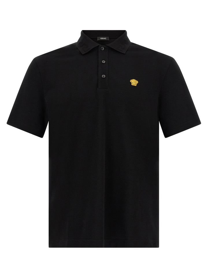 Versace Medusa Polo - Black | 053d57019cc221ca9116f72b4750633b36b6f6d9