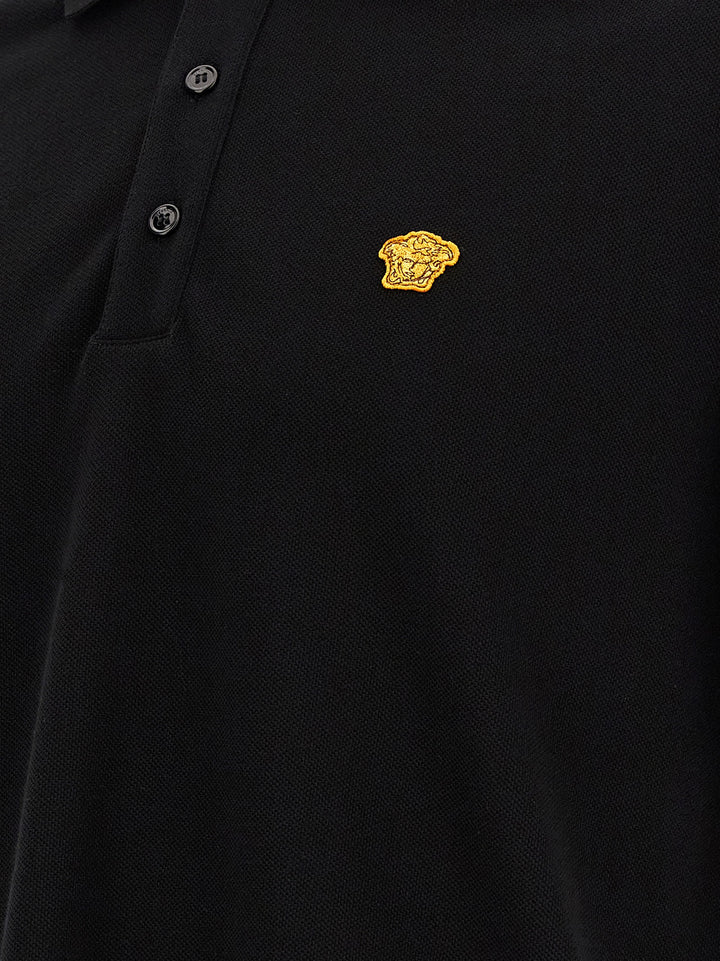 Versace Medusa Polo - Black | 646bc362bc5a15094f20a295b6958ba7d4d70984