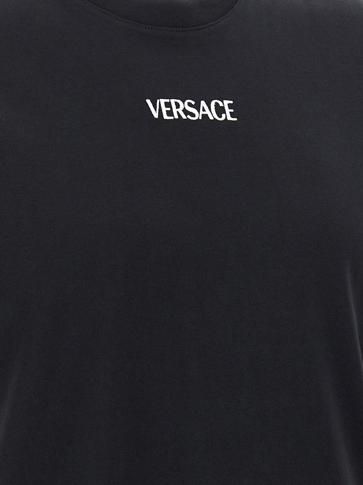 Versace Versace Logo T-shirt - Black | 7cb8d4b0b43e9e5c683491c713c89f5852b35954