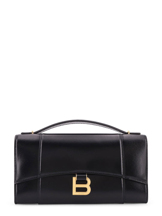 Horglss Poch Leather Handbag