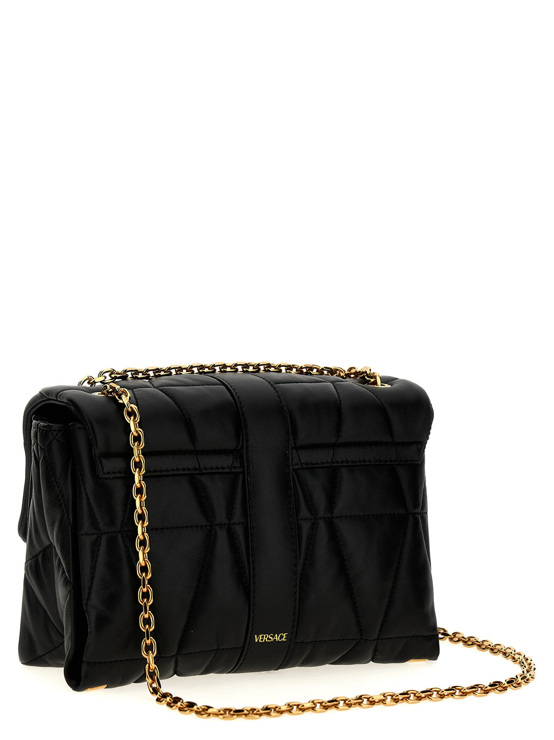 Versace Kleio Shoulder Bags - Black | 2cbc54e012e1c51374089a8eda46047f66737297