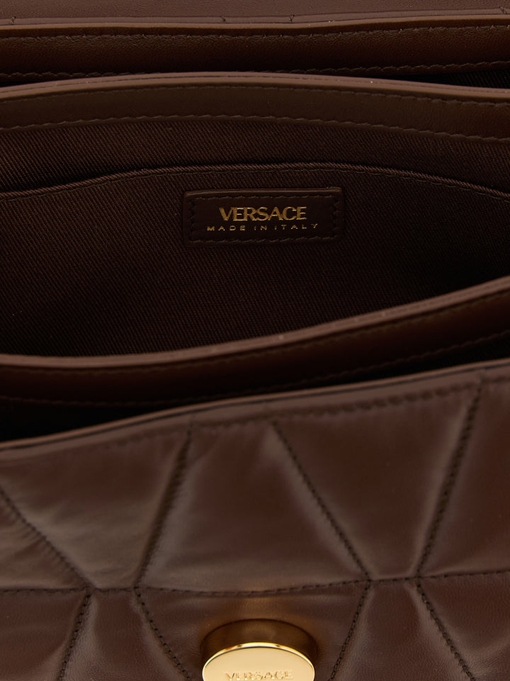 Versace Kleio Shoulder Bags - Brown | 9b2c5b5b8c0ff4320fa771bfb30ae0e7839c8385