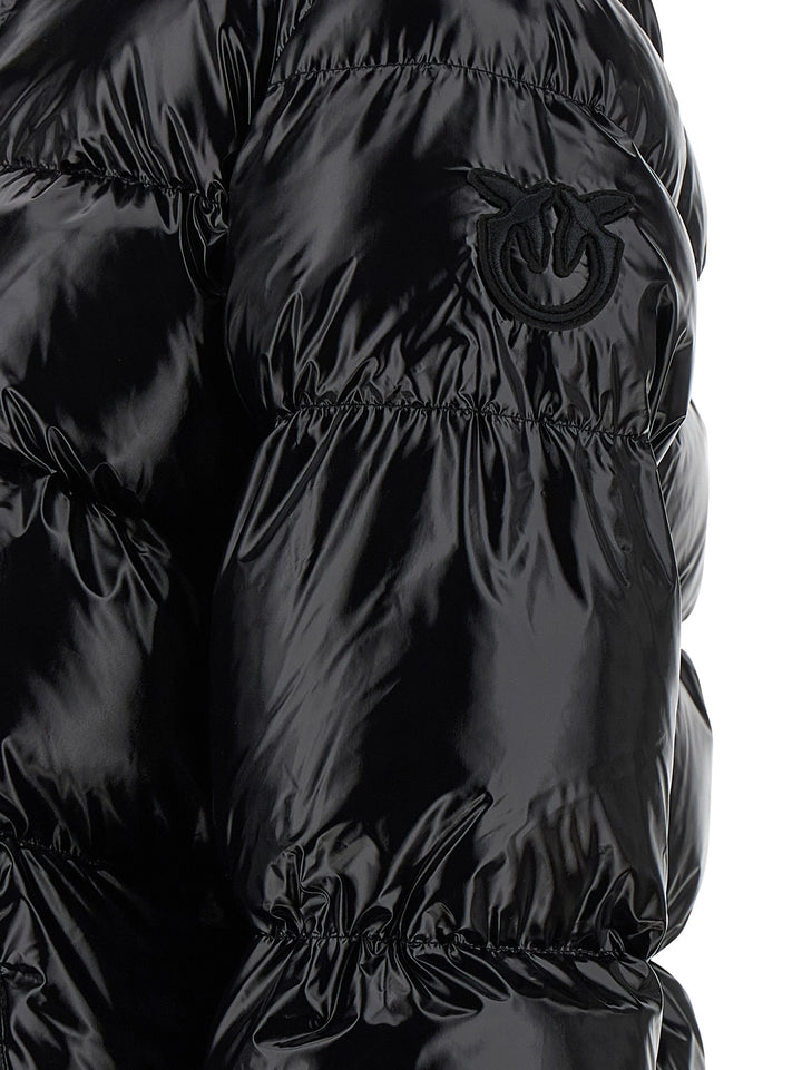 Pinko Eleodoro Puffer Jackets - Black | 5611559db198328bb14de60e23a38db33f388dc8