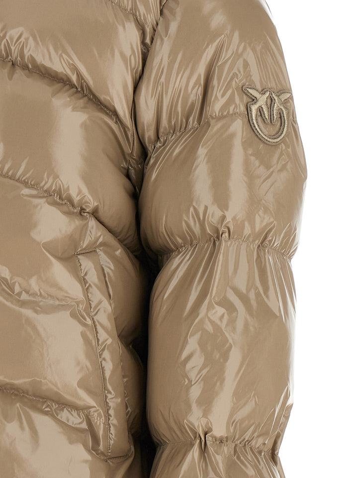 Pinko Mirco Puffer Jackets - Beige | 927b363c36b2172cffdd367e961570a18a95df80