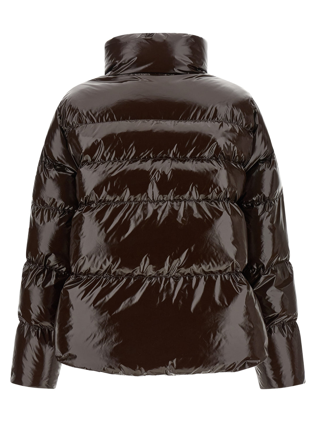 Pinko Love Birds Puffer Jackets - Brown | d7500d020cf1ff7e3ac30610b47f5624da0977d3