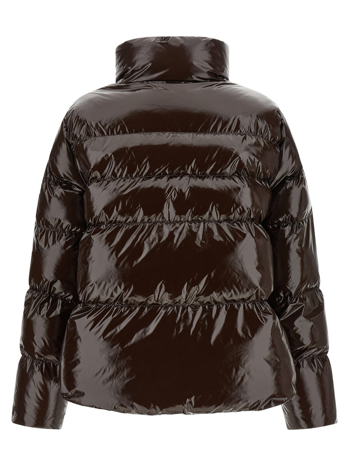 Pinko Love Birds Puffer Jackets - Brown | d7500d020cf1ff7e3ac30610b47f5624da0977d3